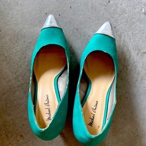 Green shoes size 6